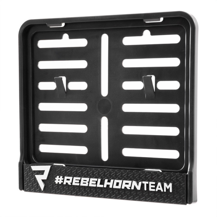 RAMKA NA REJESTRACJĘ MOTOCYKLA REBELHORN TEAM 
BLACK