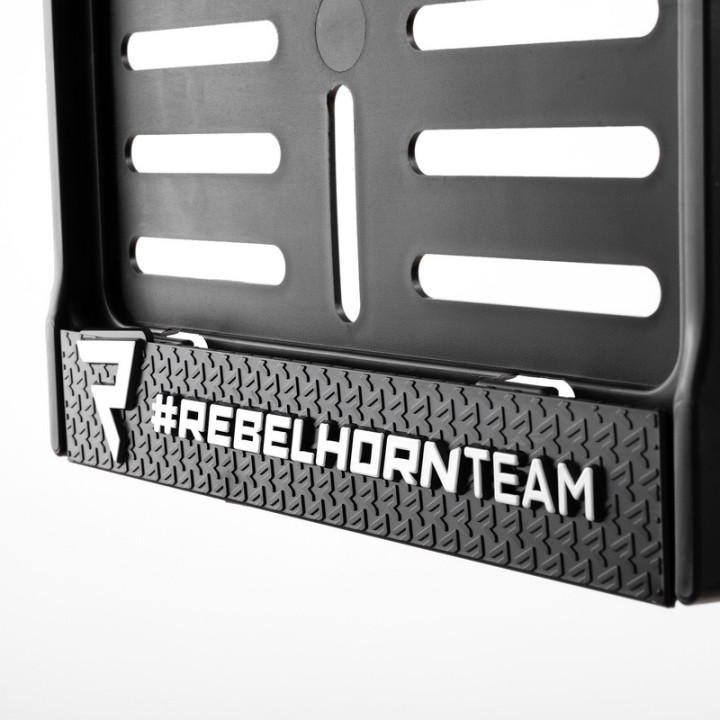 RAMKA NA REJESTRACJĘ MOTOCYKLA REBELHORN TEAM 
BLACK