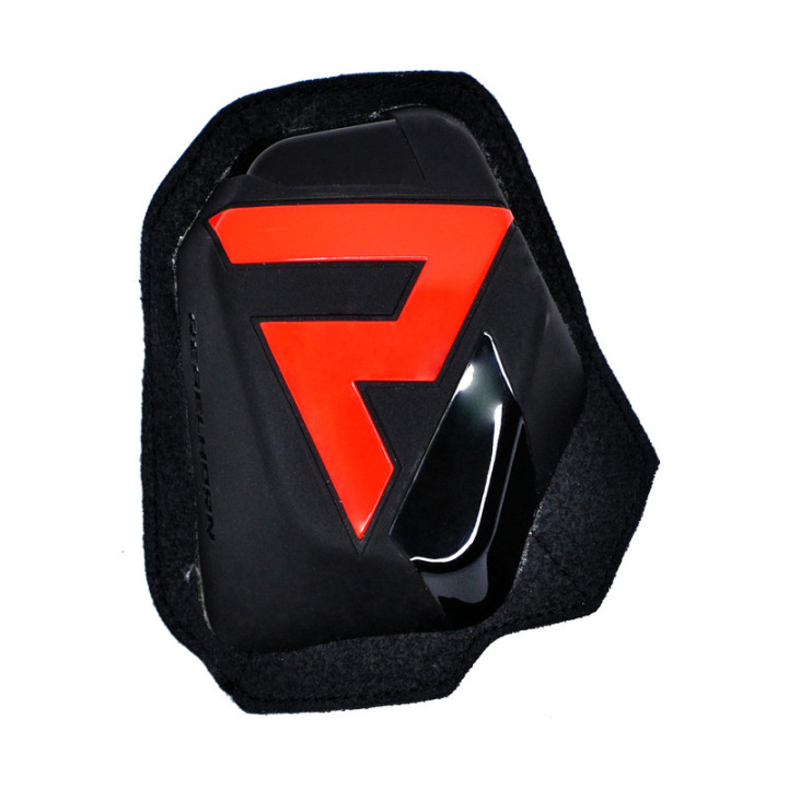 SLIDERY KOLAN REBELHORN (NA RZEPY) BLACK FLUO RED