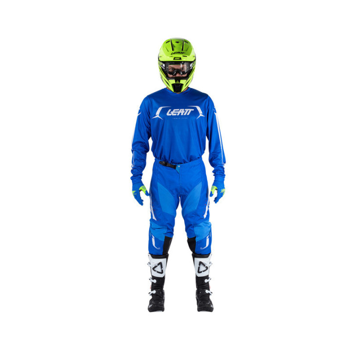 STRÓJ OFFROADOWY BLUZA I SPODNIE LEATT RIDE KIT MOTO 3.5 BLUE
