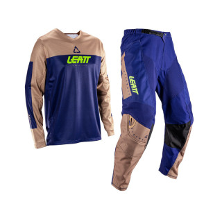STRÓJ OFFROADOWY BLUZA I SPODNIE LEATT RIDE KIT MOTO 3.5 BROWN