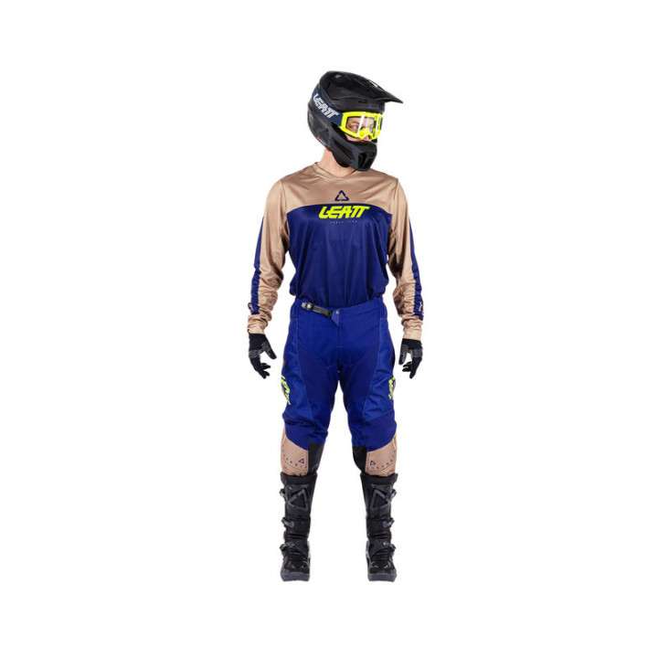STRÓJ OFFROADOWY BLUZA I SPODNIE LEATT RIDE KIT MOTO 3.5 BROWN XS