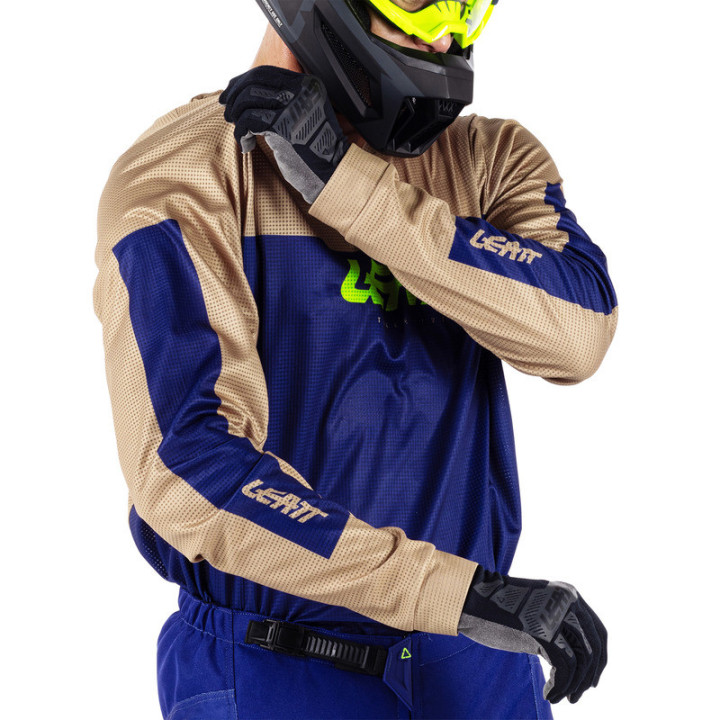 STRÓJ OFFROADOWY BLUZA I SPODNIE LEATT RIDE KIT MOTO 3.5 BROWN