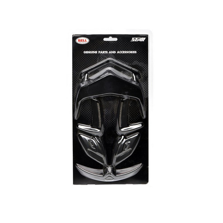 ZESTAW WLOTÓW GÓRA/TYŁ BELL STAR/RACE STAR/PRO STAR MATT BLACK