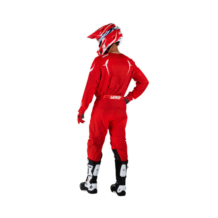 STRÓJ OFFROADOWY BLUZA I SPODNIE LEATT RIDE KIT MOTO 3.5 RED