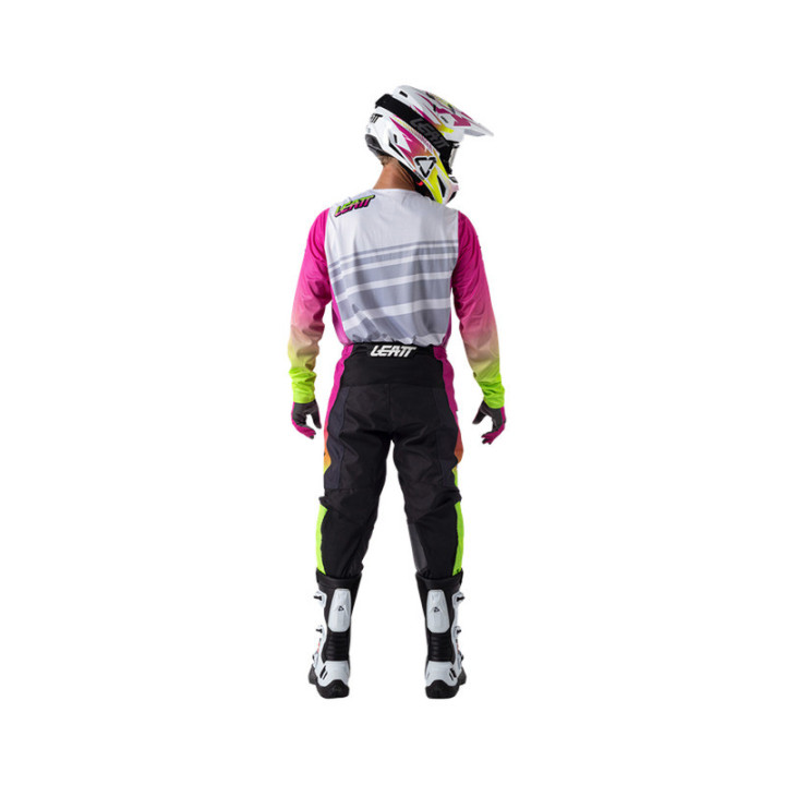 STRÓJ OFFROADOWY BLUZA I SPODNIE LEATT RIDE KIT MOTO 3.5 RETRO PINK