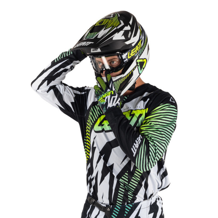 STRÓJ OFFROADOWY BLUZA I SPODNIE LEATT RIDE KIT MOTO 3.5 STORM TEAL