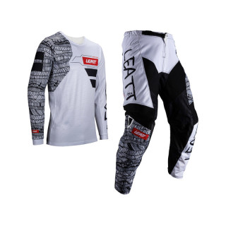 STRÓJ OFFROADOWY BLUZA I SPODNIE LEATT RIDE KIT 3.5 WHITE