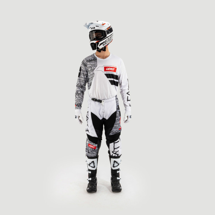 STRÓJ OFFROADOWY BLUZA I SPODNIE LEATT RIDE KIT 3.5 WHITE