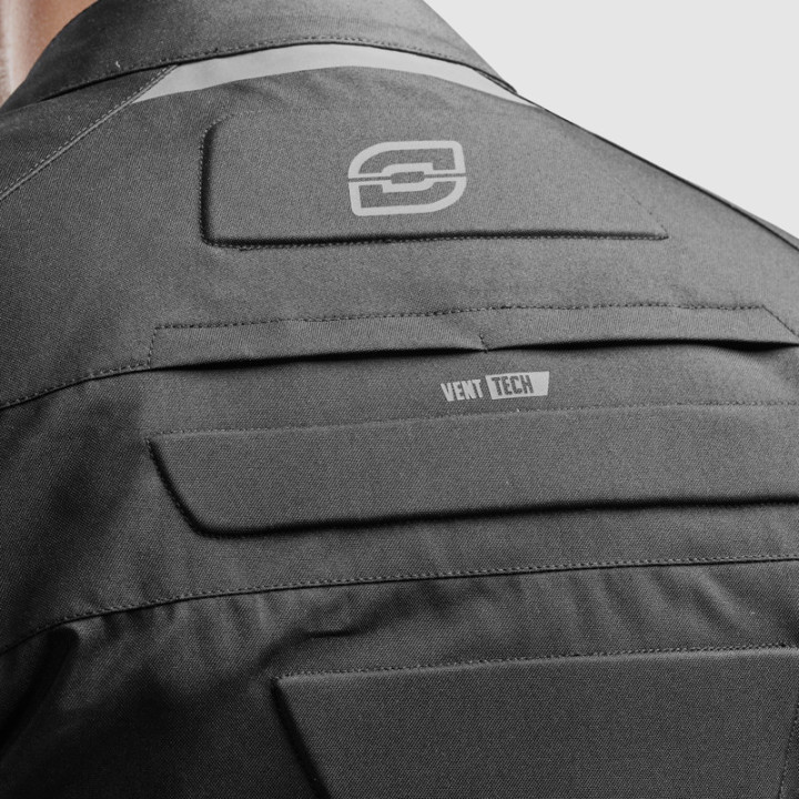 KURTKA MOTOCYKLOWA TEKSTYLNA OZONE RIDER BLACK