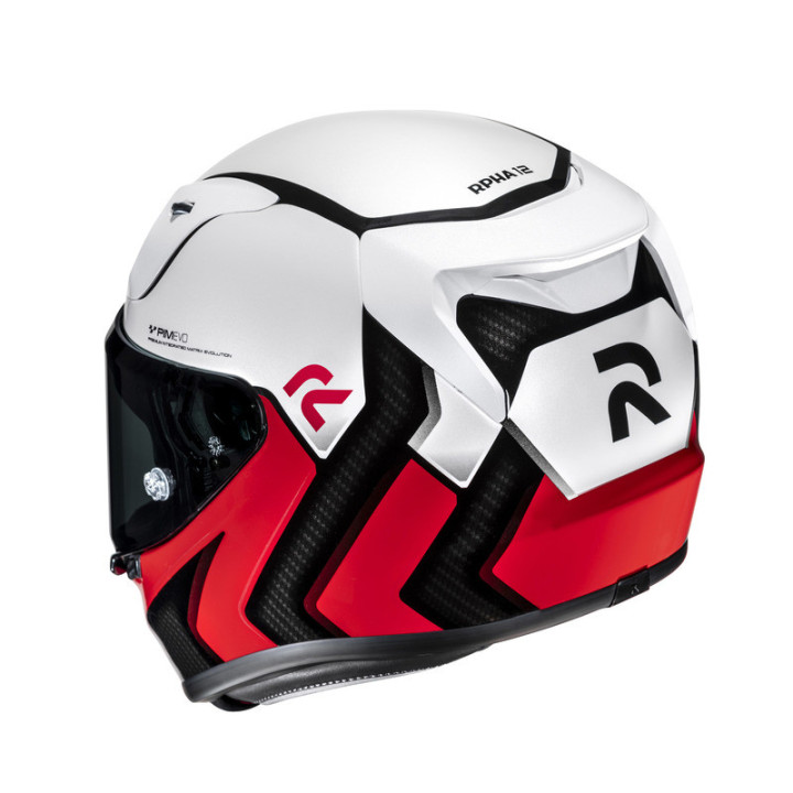 KASK MOTOCYKLOWY HJC RPHA12 KOS RED WHITE