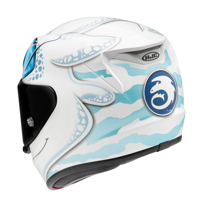 KASK MOTOCYKLOWY HJC RPHA12 LIGHT FURY UNIVERSAL BLUE WHITE
