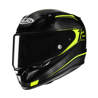 KASK MOTOCYKLOWY HJC RPHA12 CARBON KERES BLACK YELLOW