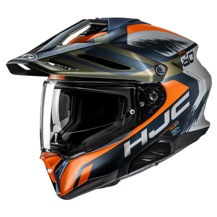 KASK MOTOCYKLOWY HJC RPHA60 QUID GREY ORANGE