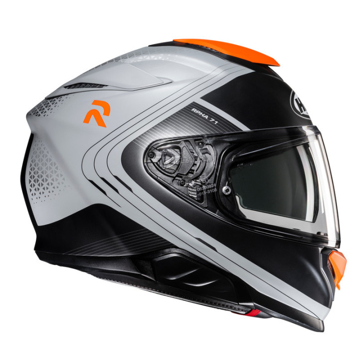 KASK MOTOCYKLOWY HJC RPHA71 FREPE BLACK SILVER