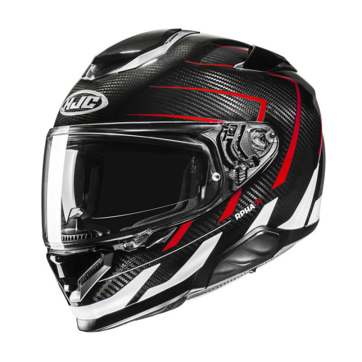 KASK MOTOCYKLOWY HJC RPHA71 CARBON CANO BLACK RED L