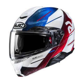 KASK MOTOCYKLOWY HJC RPHA91 BLAT BLACK WHITE BLUE