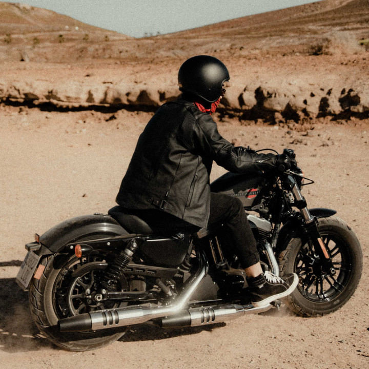 KURTKA MOTOCYKLOWA SKÓRZANA REBELHORN RUNNER 3 VINTAGE BROWN S