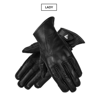 RĘKAWICE MOTOCYKLOWE DAMSKIE REBELHORN RUNNER BLACK