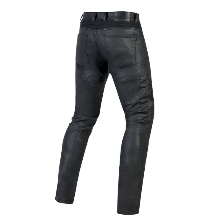 JEANSY MOTOCYKLOWE OZONE RUSTY WAXED BLACK