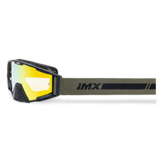 GOGLE IMX SAND MATT BLACK /BRONZE - SZYBA ORANGE IRIDIUM + CLEAR (2 SZYBY W ZESTAWIE)