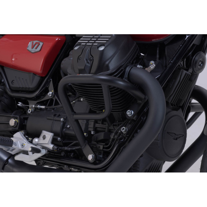 CRASHBAR/GMOL SW-MOTECHGUZZI V7/V9 MODELS BLACK
