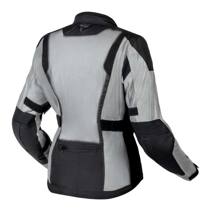 KURTKA MOTOCYKLOWA TEKSTYLNA DAMSKA REBELHORN SCANDAL 2 SILVER BLACK WXS