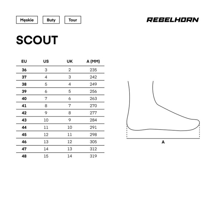 BUTY MOTOCYKLOWE REBELHORN SCOUT BLACK