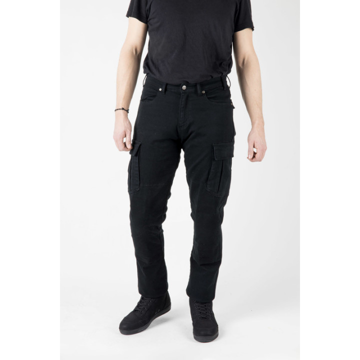 JEANSY MOTOCYKLOWE OZONE SHADOW 2 BLACK
