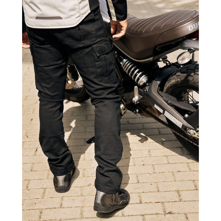 JEANSY MOTOCYKLOWE OZONE SHADOW 2 BLACK 28/34