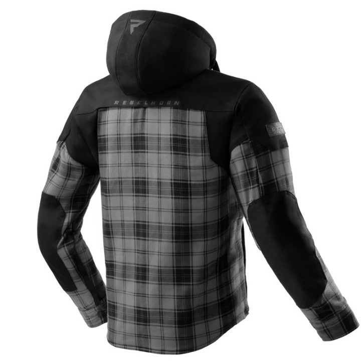 KOSZULA MOTOCYKLOWA REBELHORN SHIFTER BLACK GREY