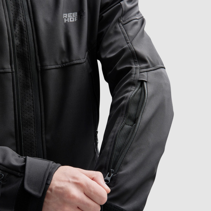 KURTKA MOTOCYKLOWA TEKSTYLNA REBELHORN SLASH BLACK