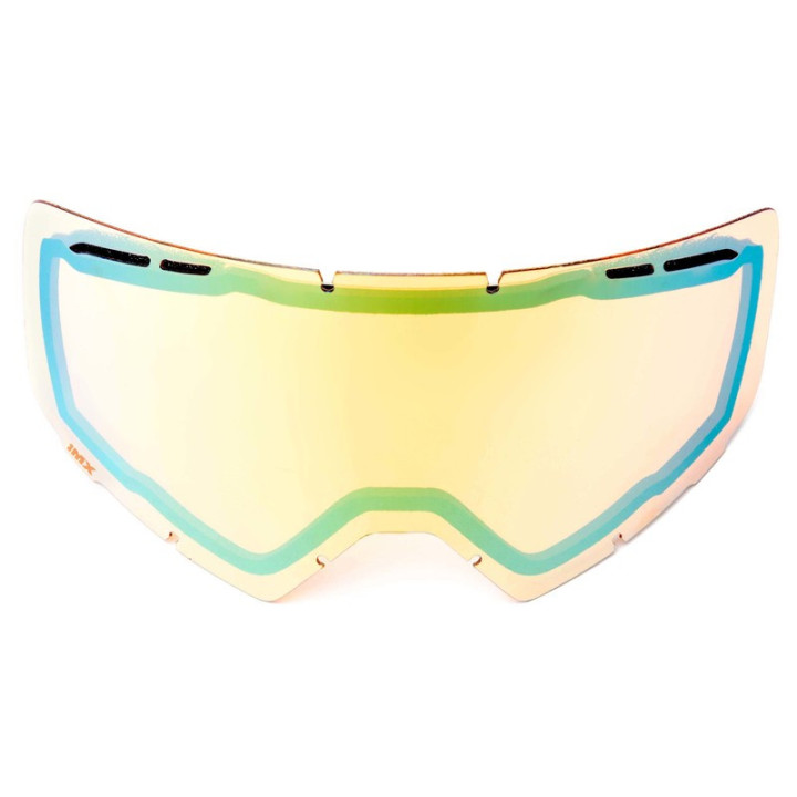 GOGLE IMX SNOW MATT BLACK /BLACK - SZYBA PODWÓJNA GOLD IRRIDIUM + BROWN(1 SZYBA W ZEST.)