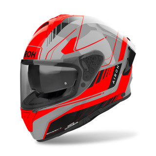 KASK MOTOCYKLOWY AIROH SPARK 2 CHRONO ORANGE GLOSS