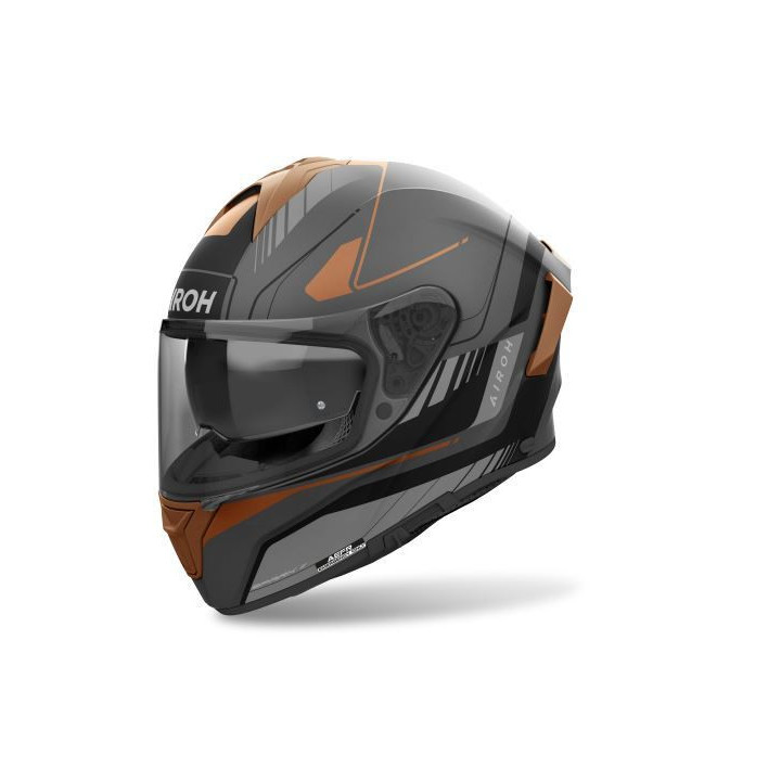 KASK MOTOCYKLOWY AIROH SPARK 2 CHRONO GOLD MATT