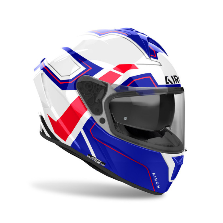 KASK MOTOCYKLOWY AIROH SPARK 2 DART BLUE RED GLOSS