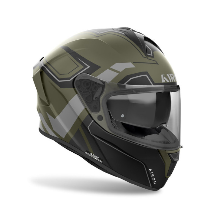 KASK MOTOCYKLOWY AIROH SPARK 2 DART MILITRAY GREEN MATT