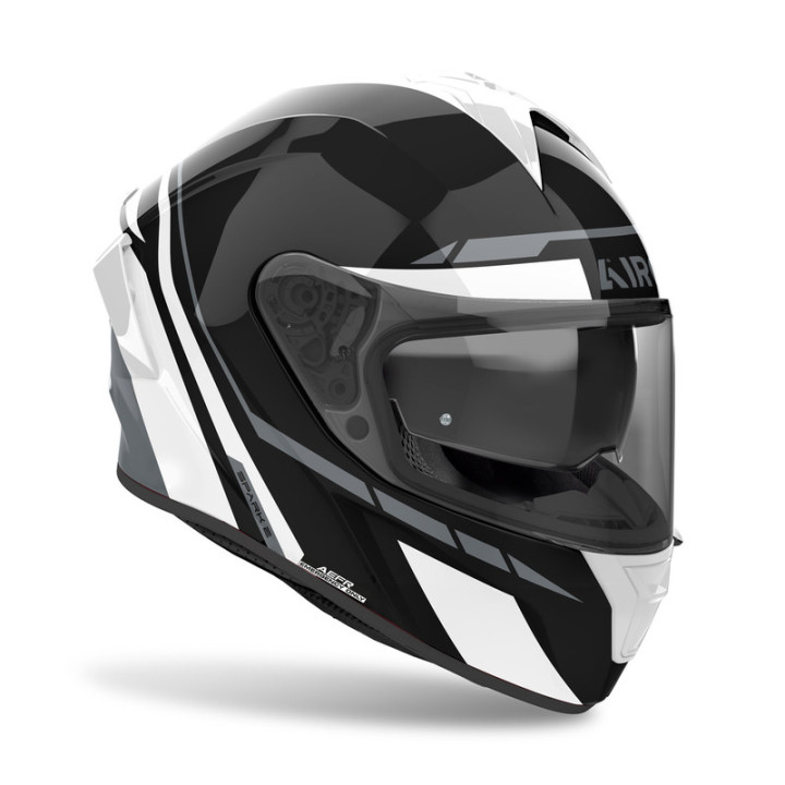 KASK MOTOCYKLOWY AIROH SPARK 2 SPINNER WHITE GLOSS