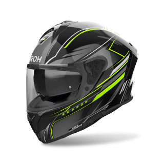 KASK MOTOCYKLOWY AIROH SPARK 2 SHADOW YELLOW GLOSS