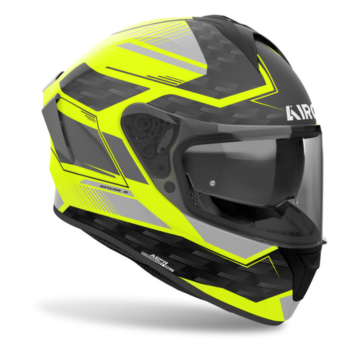 KASK MOTOCYKLOWY AIROH SPARK 2 ZENITH YELLOW MATT