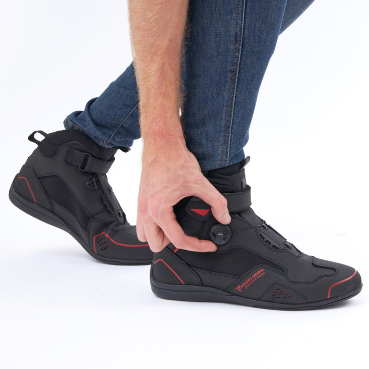 BUTY MOTOCYKLOWE REBELHORN SPARK 2 BLACK RED