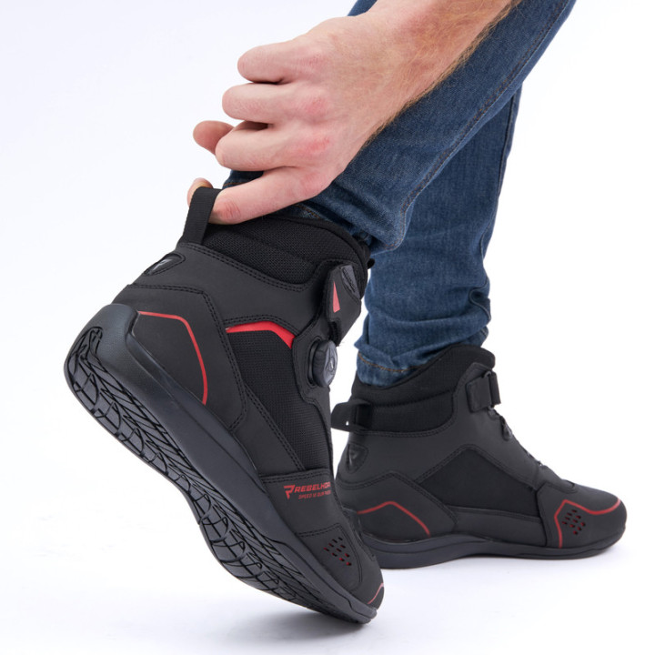 BUTY MOTOCYKLOWE REBELHORN SPARK 2 BLACK RED