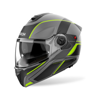KASK MOTOCYKLOWY AIROH SPECKTRE LEAF YELLOW MATT
