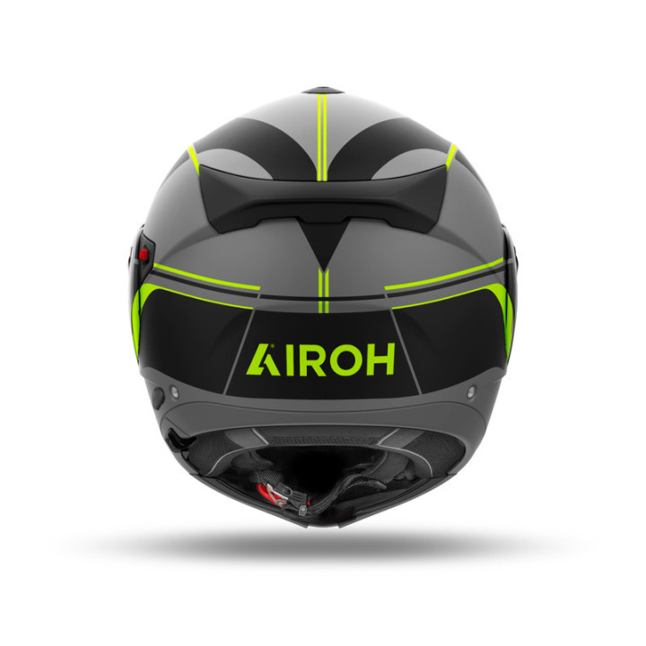KASK MOTOCYKLOWY AIROH SPECKTRE LEAF YELLOW MATT