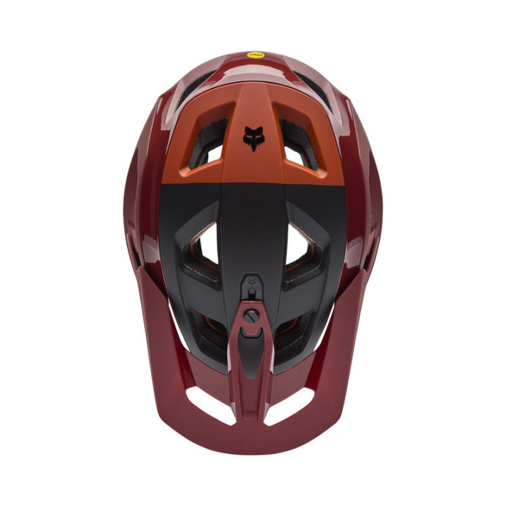 KASK ROWEROWY FOX SPEEDFRAME RS PARANOID RUST