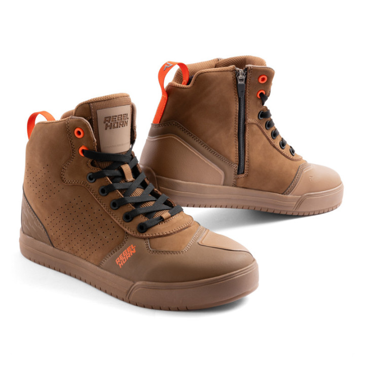 BUTY MOTOCYKLOWE REBELHORN SPIKE BROWN
