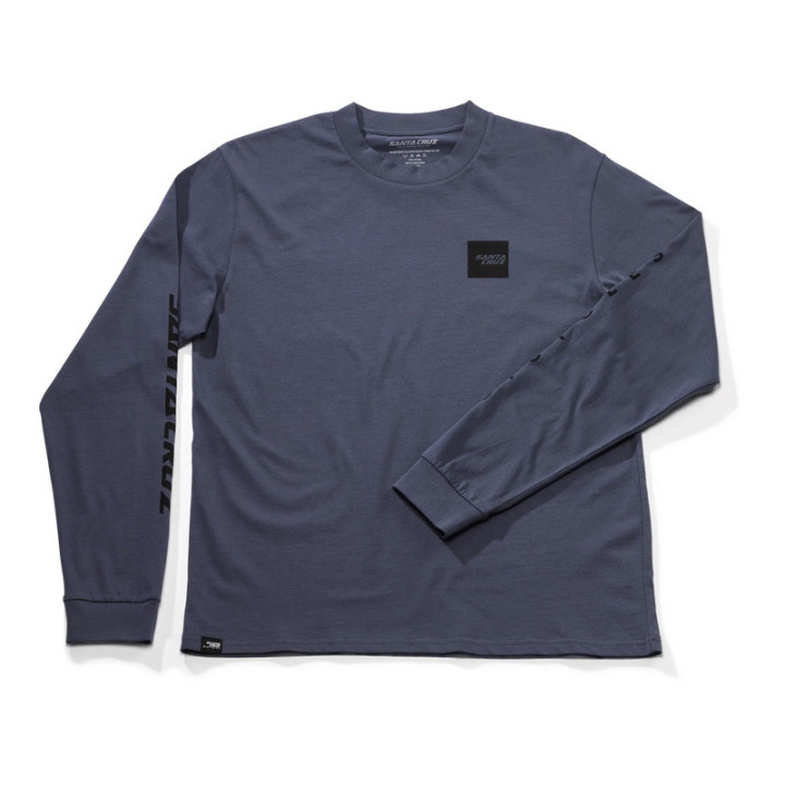 KOSZULKA Z DŁUGIM RĘKAWEM SANTA CRUZ SQUARED PETROL