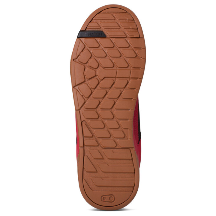 BUTY CRANKBROTHERS STAMP LACE RED/BLACK - GUM OUTSOLE PUMPFORPEACE EDITION