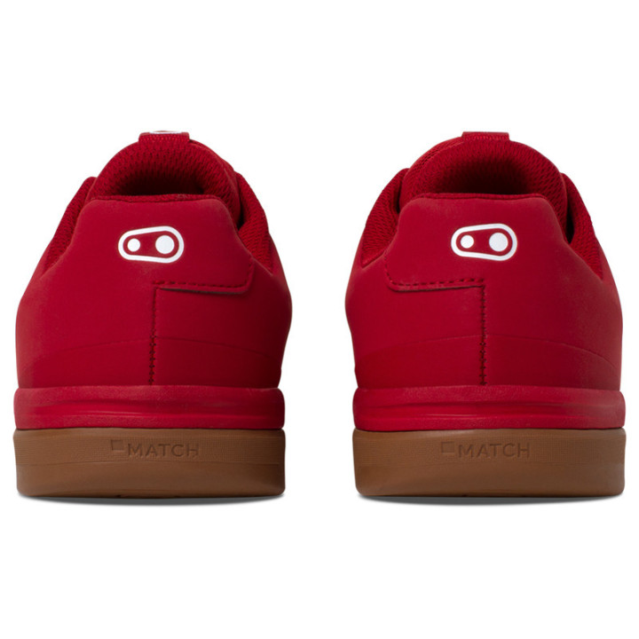 BUTY CRANKBROTHERS STAMP LACE RED/BLACK - GUM OUTSOLE PUMPFORPEACE EDITION