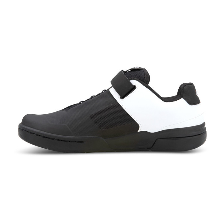 BUTY CRANKBROTHERS STAMP SPEEDLACE BLACK/WHITE - BLACK OUTSOLE